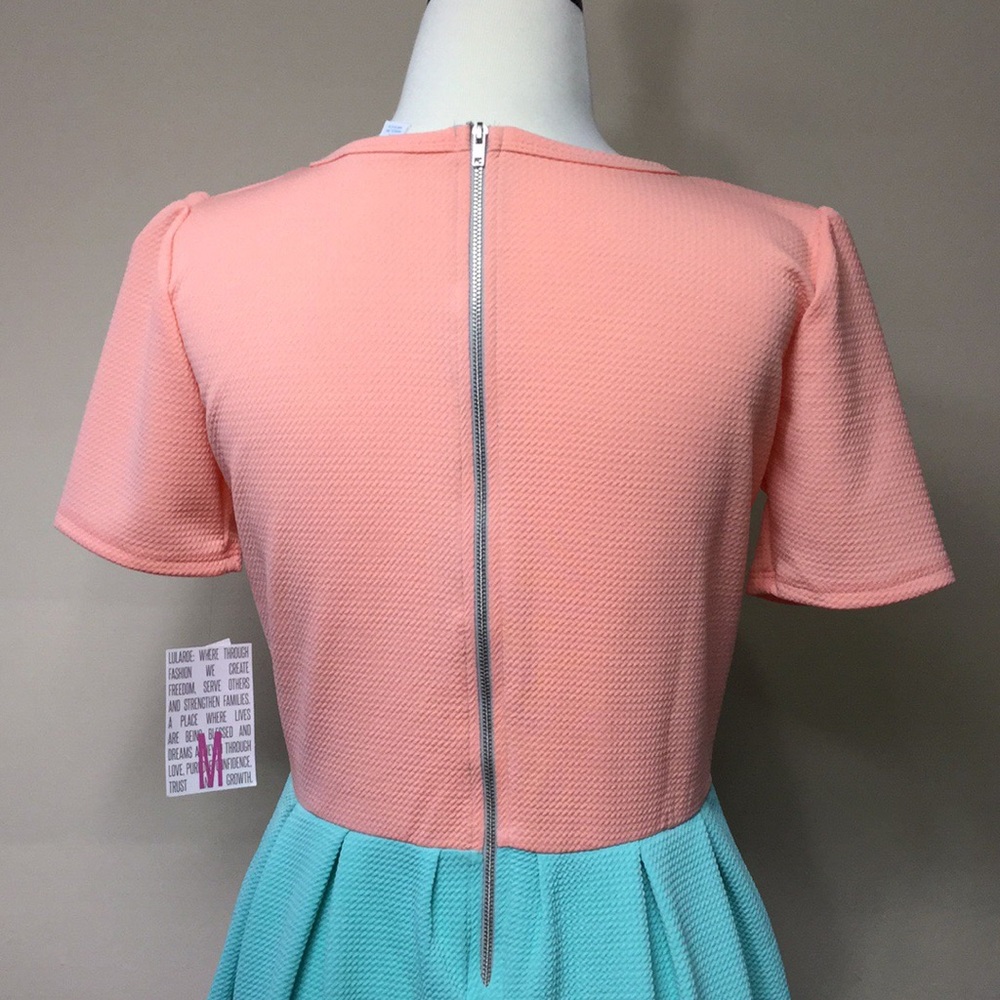 NWT LuLaRoe Amelia in solid two tone colors - Picture 6 of 7
